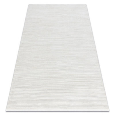 RugsX Modern Carpet Duke 51376 Cream - Stripes, Structured, Very Soft, Fring  200X290 Cm - image 1