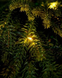 Werchristmas 60 Cm Pre-Lit 3D Hanging Teardrop Christmas Swag, 100 Warm White Leds - thumbnail 4