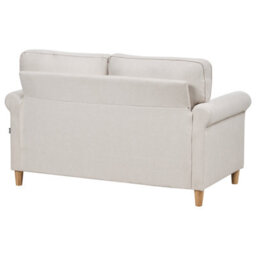 Beliani Sofa 2 Seater Ronneby Fabric Beige - thumbnail 6