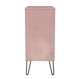 Anzio Matt Kobe Pink 4 Drawer Chest (H)907mm (W)765mm (D)395mm - thumbnail 4