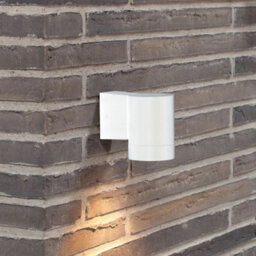 Nordlux Tin Outdoor Metal Wall Light Weatherproof White,mains - thumbnail 1