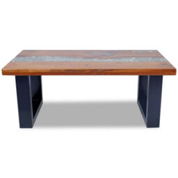 Berkfield Coffee Table Teak Resin 100X50 Cm - thumbnail 8
