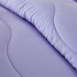 Casa Bonita Coverless Duvet With Built-In Super-Soft Peach Skin Cover - Easy Care Hollowfibre Filling - Duvet Only - Single - Lilac - thumbnail 2