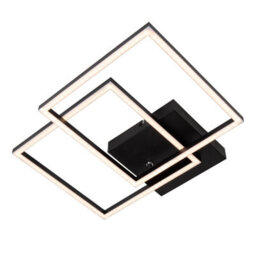 Lucide Arianne Flush Ceiling Light - Led Cct 1X23W 2700K/4000K - Black - thumbnail 3