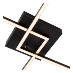 Lucide Arianne Flush Ceiling Light - Led Cct 1X23W 2700K/4000K - Black - thumbnail 5
