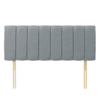 "Slumbre Portland Turin 2Ft6 Small Single 20"" Headboard - Silver"