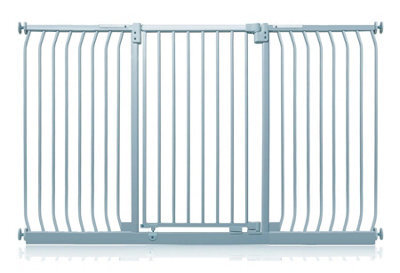 Safetots Extra Tall Elite Safety Gate, 179Cm - 188Cm, Matt Grey, Extra Tall 96.8Cm In Height, Pressure Fit Stair Gate - image 1