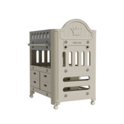 Thehotsale Baby Diaper Changing Table With 4 Drawers And Storage Shelf With Adjustable Height - thumbnail 5