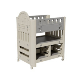 Thehotsale Baby Diaper Changing Table With 4 Drawers And Storage Shelf With Adjustable Height - thumbnail 4