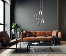 Luminosa Lighting Luminosa Huelto Modern Cluster Pendant Ceiling Light Led, 3000K - thumbnail 2