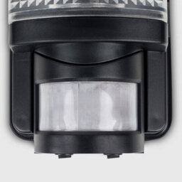 Valuelights Griffin Ip44 Rated Outdoor Heavy Duty Black Pir Motion Sensor Bulkhead Security Wall Light - thumbnail 7