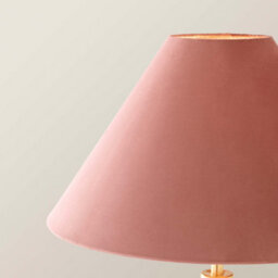 Valuelights Martha Conical Pink Velvet Midi Floor Lamp - thumbnail 4