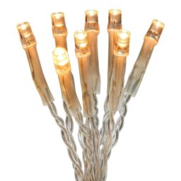 720 Warm White Icicle Led Icicle Lights With Timer Function Clear Cable - thumbnail 3