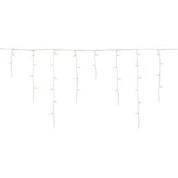 720 Warm White Icicle Led Icicle Lights With Timer Function Clear Cable - thumbnail 2