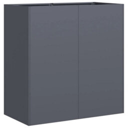 Berkfield Planter Anthracite 80X40X80 Cm Cold-Rolled Steel - thumbnail 2