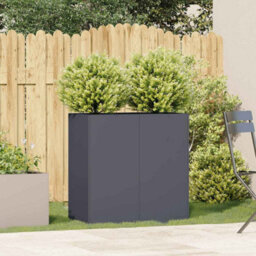 Berkfield Planter Anthracite 80X40X80 Cm Cold-Rolled Steel - thumbnail 3