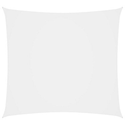 Berkfield Sunshade Sail Oxford Fabric Square 2.5X2.5 M White - image 1