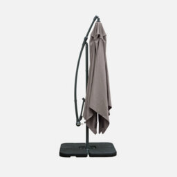 Sweeek - Offset Square Parasol 3X3M Beige-Brown 300X295X250 Cm - Hardelot - thumbnail 3