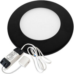 Ultra-Slim Matt Black Under Cabinet Kitchen Light Kit With Natural White Led And Driver - thumbnail 1
