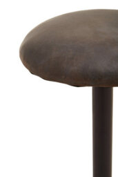 Orsina Premium Antique Blue Leather Bar Stool, Comfortable Design Modern Bar Stool, Durable Bar Stool For Bedroom - thumbnail 4