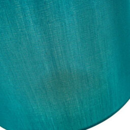 Happy Homewares Traditionally Designed Small 8 Drum Lamp Shade In Unique Teal Faux Silk Fabric - thumbnail 4