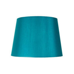 Happy Homewares Traditionally Designed Small 8 Drum Lamp Shade In Unique Teal Faux Silk Fabric
