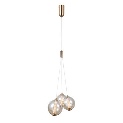 Luminosa Lighting Luminosa Butero Cluster Pendant Ceiling Light Gold 3000K Warm White 3Xled - image 1