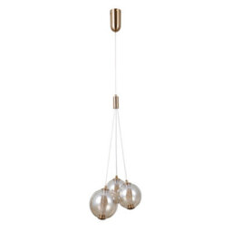 Luminosa Lighting Luminosa Butero Cluster Pendant Ceiling Light Gold 3000K Warm White 3Xled - thumbnail 2