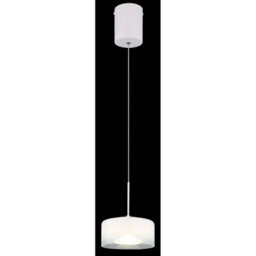 Luminosa Lighting Luminosa Belinda Slim Pendant Ceiling Light White Matt Opal Glass Shade Led 4000K - thumbnail 4