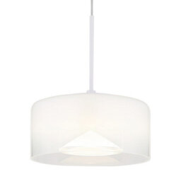 Luminosa Lighting Luminosa Belinda Slim Pendant Ceiling Light White Matt Opal Glass Shade Led 4000K - thumbnail 3