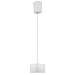 Luminosa Lighting Luminosa Belinda Slim Pendant Ceiling Light White Matt Opal Glass Shade Led 4000K - thumbnail 2