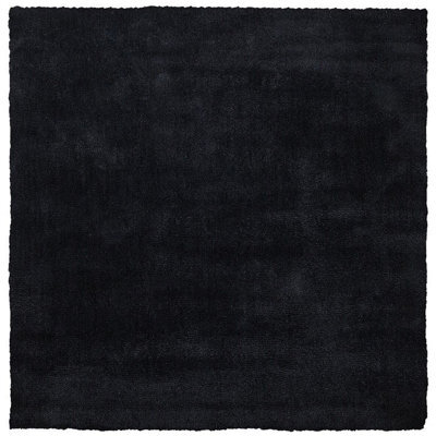Beliani Shaggygy Rug Demre Black 200 X 200 Cm - image 1