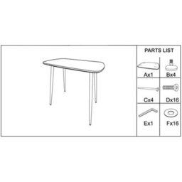 Core Products Grey Oak Effect Square Dining Table 80Cm - Modern 4 Seater Compact Kitchen Table - thumbnail 9