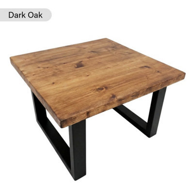 TRL Handmade Furniture Sleek & Slender Rustic Coffee Table - Dark Oak