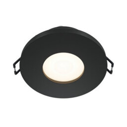 Luminosa Lighting Luminosa Maytoni Stark Round Recessed Downlight Black Gu10 Ip65 - thumbnail 2