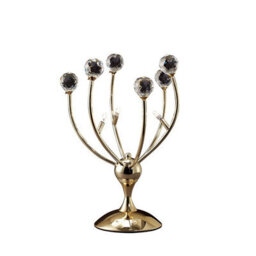 Luminosa Lighting Luminosa Xeena Table Lamp 3 Light G4 French Gold/crystal, Not Led/cfl Compatible - thumbnail 1
