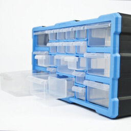 Tekbox Diy Storage Organiser Unit With 22 Drawers - thumbnail 3