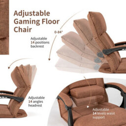 Floor Sofa Chair Convertible Lazy Sofa Bed Armchair Single Padded Reclining - thumbnail 1