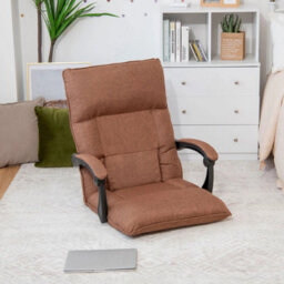 Floor Sofa Chair Convertible Lazy Sofa Bed Armchair Single Padded Reclining - thumbnail 3