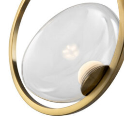 Luminosa Lighting Luminosa Maytoni Lunare Modern Integrated Led Pendant Ceiling Light Brass 3000K - thumbnail 7