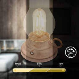 Briloner Lantern Rechargeable Led Table Oil Lamp Candle Antique Style Ip44 Outdoor Beige - thumbnail 4
