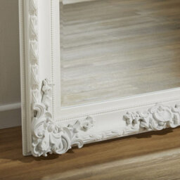 The Online Mirror Shop Leaner Mirror Grand Louis Rectangular Shape With White Frame- H 180Cmxw 90Cmxd 6.5Cm For Hanging In Entryway - thumbnail 4