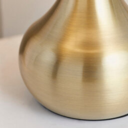 Luminosa Lighting Luminosa Piccadilly Table Touch Lamp Soft Brass, E14 - thumbnail 5