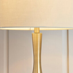 Luminosa Lighting Luminosa Piccadilly Table Touch Lamp Soft Brass, E14 - thumbnail 4