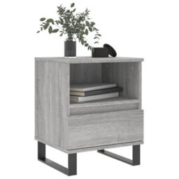 Berkfield Bedside Cabinets 2 Pcs Grey Sonoma 40X35X50 Cm Engineered Wood - thumbnail 3