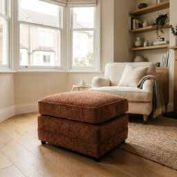 Loft Home Harper Fabric Footstool - thumbnail 1