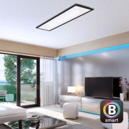 Briloner Black Smart Led Ceiling Light Panel Cct 3000 To 6500K App Voice Control 1000mm - thumbnail 7