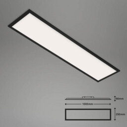 Briloner Black Smart Led Ceiling Light Panel Cct 3000 To 6500K App Voice Control 1000mm - thumbnail 9