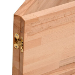 Berkfield Desk Top 200X55X2.5 Cm Solid Wood Beech - thumbnail 7
