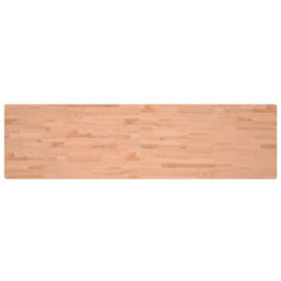Berkfield Desk Top 200X55X2.5 Cm Solid Wood Beech - thumbnail 2